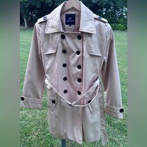 Farvalue Trench Jacket Beige Size XL